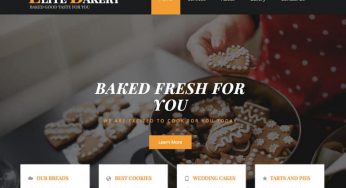Wix Website Template for Sweet Treats or Bakery Food - Etsy